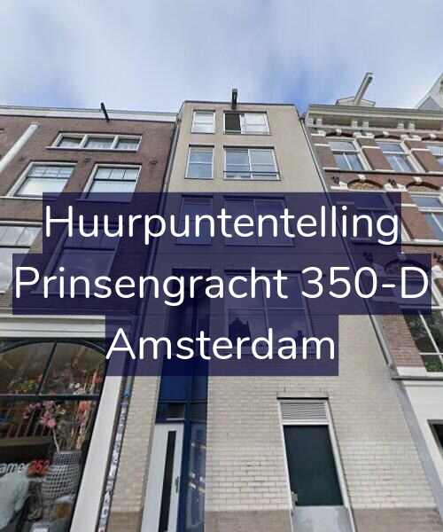 Foto gevel Huurpuntentelling voor Prinsengracht 350-D, Amsterdam