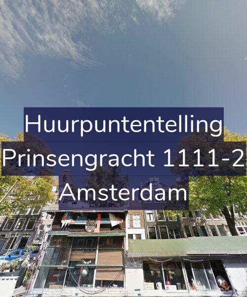 Foto gevel Huurpuntentelling voor Prinsengracht 1111-2, Amsterdam