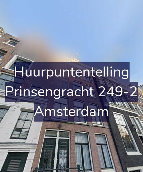 Foto gevel Huurpuntentelling voor Prinsengracht 249-2, Amsterdam