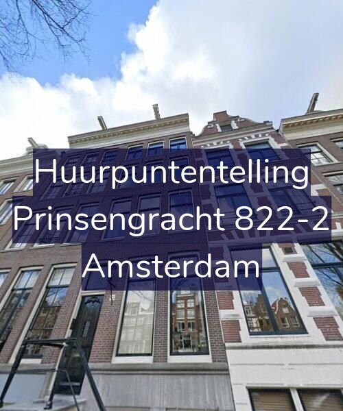 Foto gevel Huurpuntentelling voor Prinsengracht 822-2, Amsterdam
