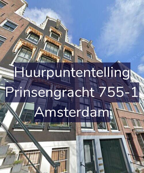 Foto gevel Huurpuntentelling voor Prinsengracht 755-1, Amsterdam