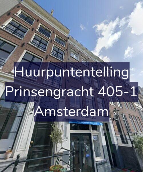 Foto gevel Huurpuntentelling voor Prinsengracht 405-1, Amsterdam