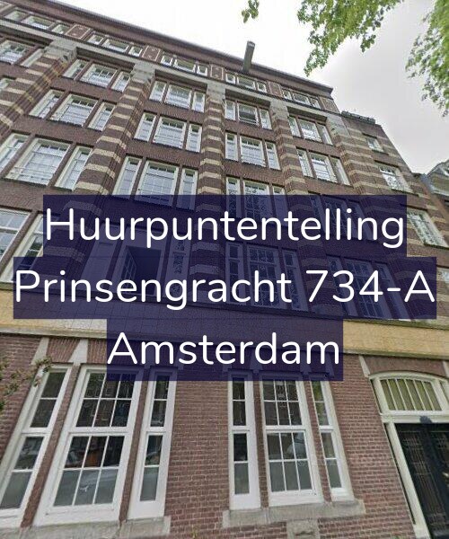 Foto gevel Huurpuntentelling voor Prinsengracht 734-A, Amsterdam