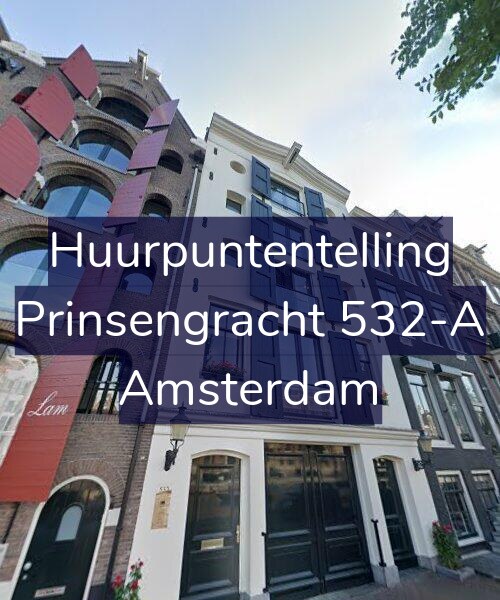 Foto gevel Huurpuntentelling voor Prinsengracht 532-A, Amsterdam