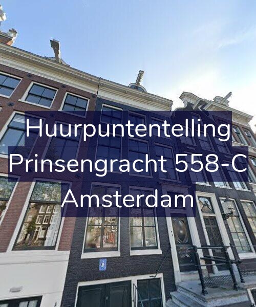 Foto gevel Huurpuntentelling voor Prinsengracht 558-C, Amsterdam