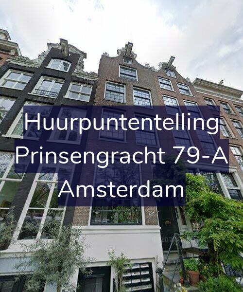 Foto gevel Huurpuntentelling voor Prinsengracht 79-A, Amsterdam