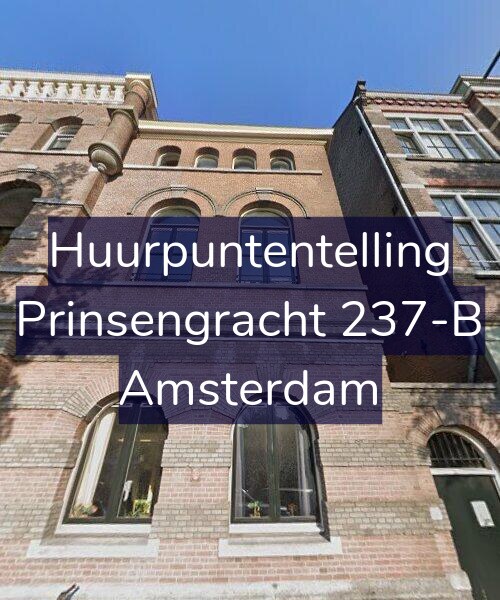 Foto gevel Huurpuntentelling voor Prinsengracht 237-B, Amsterdam