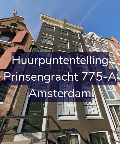 Foto gevel Huurpuntentelling voor Prinsengracht 775-A, Amsterdam