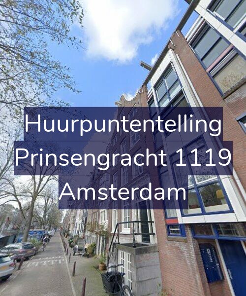 Foto gevel Huurpuntentelling voor Prinsengracht 1119, Amsterdam