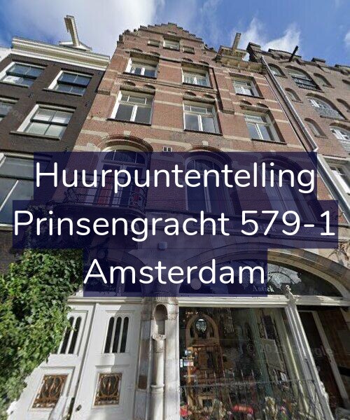 Foto gevel Huurpuntentelling voor Prinsengracht 579-1, Amsterdam