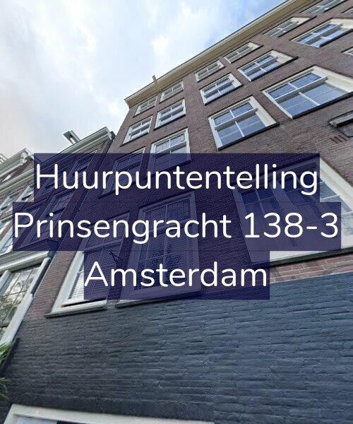 Foto gevel Huurpuntentelling voor Prinsengracht 138-3, Amsterdam