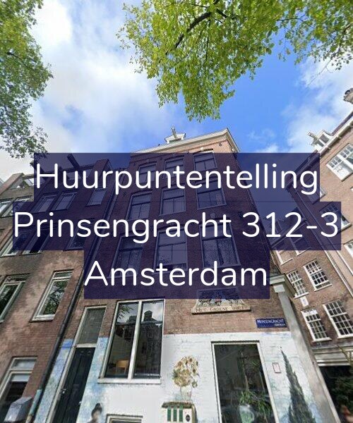 Foto gevel Huurpuntentelling voor Prinsengracht 312-3, Amsterdam