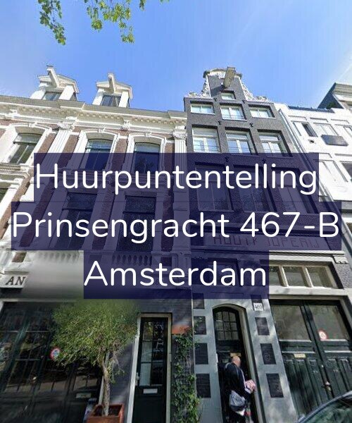 Foto gevel Huurpuntentelling voor Prinsengracht 467-B, Amsterdam