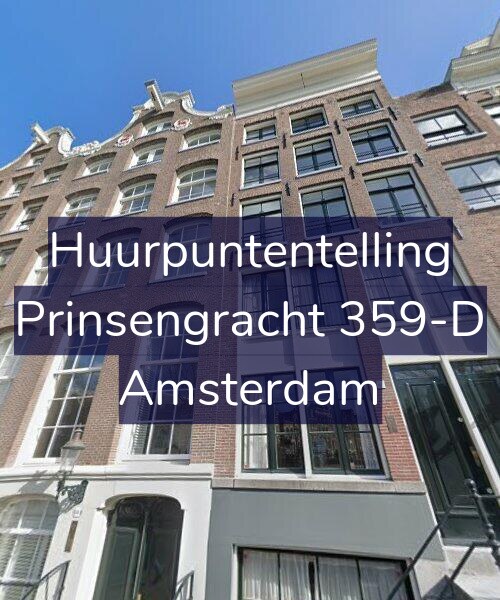 Foto gevel Huurpuntentelling voor Prinsengracht 359-D, Amsterdam