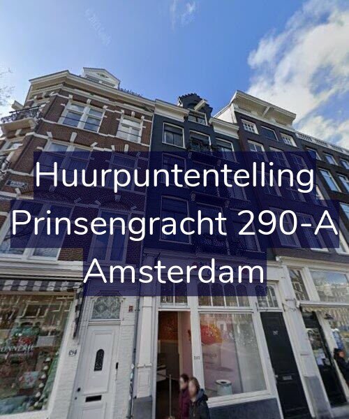 Foto gevel Huurpuntentelling voor Prinsengracht 290-A, Amsterdam