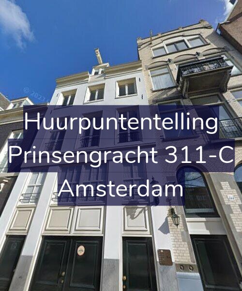 Foto gevel Huurpuntentelling voor Prinsengracht 311-C, Amsterdam