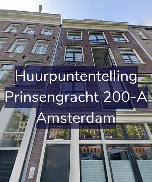 Foto gevel Huurpuntentelling voor Prinsengracht 200-A, Amsterdam