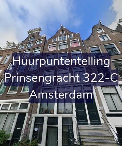 Foto gevel Huurpuntentelling voor Prinsengracht 322-C, Amsterdam