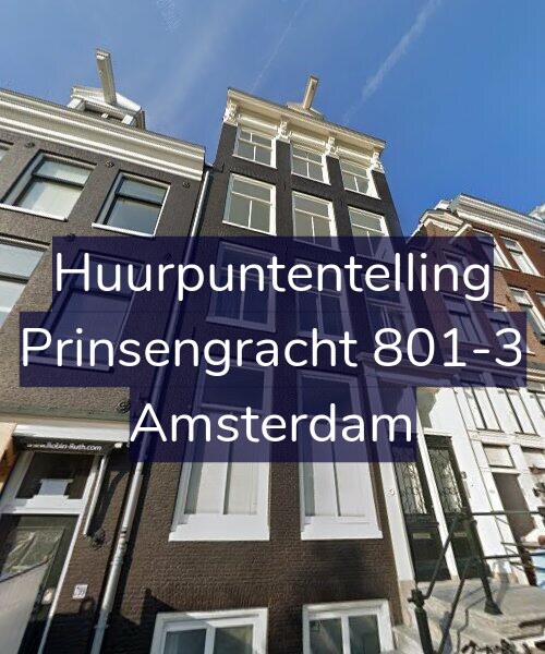 Foto gevel Huurpuntentelling voor Prinsengracht 801-3, Amsterdam