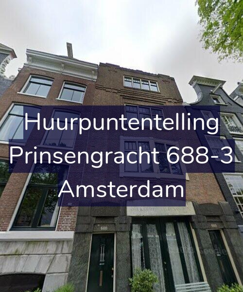 Foto gevel Huurpuntentelling voor Prinsengracht 688-3, Amsterdam