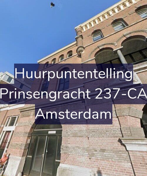 Foto gevel Huurpuntentelling voor Prinsengracht 237-CA, Amsterdam