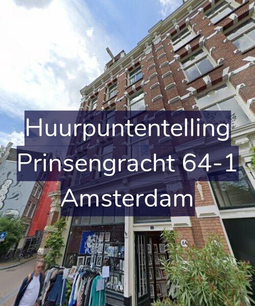 Foto gevel Huurpuntentelling voor Prinsengracht 64-1, Amsterdam
