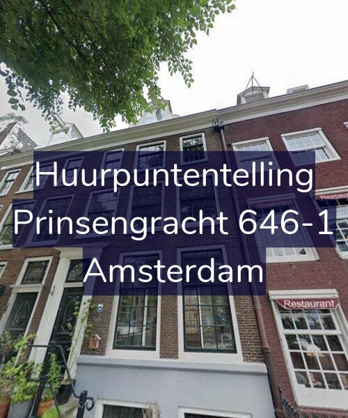 Foto gevel Huurpuntentelling voor Prinsengracht 646-1, Amsterdam