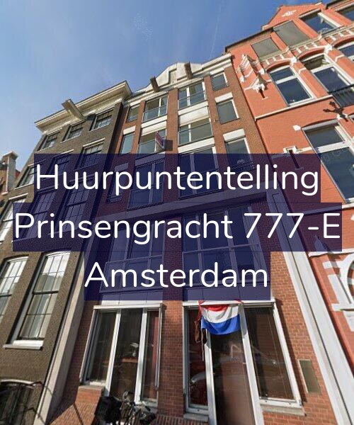 Foto gevel Huurpuntentelling voor Prinsengracht 777-E, Amsterdam
