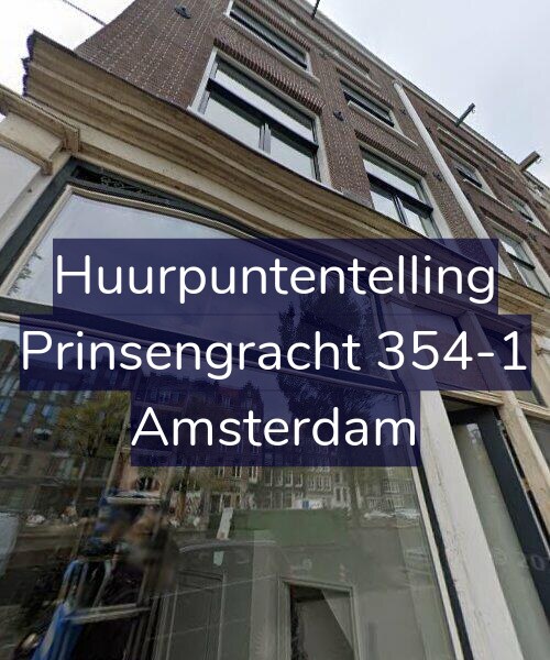 Foto gevel Huurpuntentelling voor Prinsengracht 354-1, Amsterdam