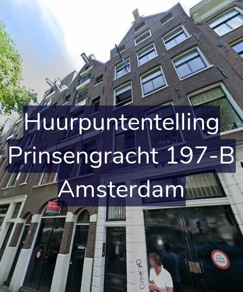 Foto gevel Huurpuntentelling voor Prinsengracht 197-B, Amsterdam