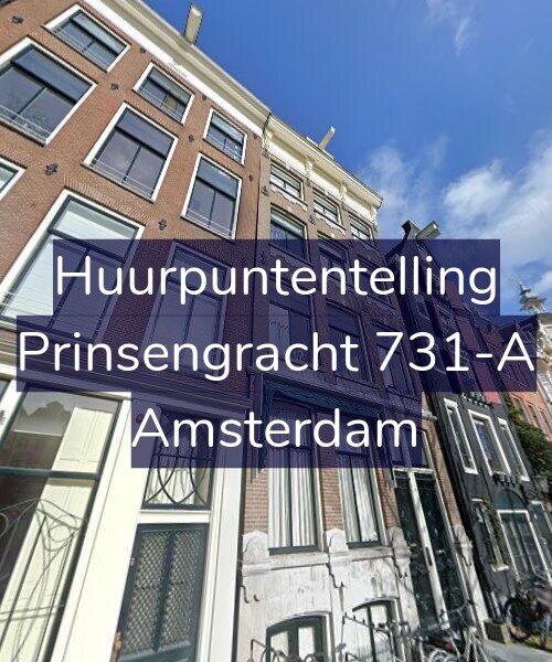 Foto gevel Huurpuntentelling voor Prinsengracht 731-A, Amsterdam