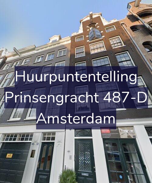 Foto gevel Huurpuntentelling voor Prinsengracht 487-D, Amsterdam