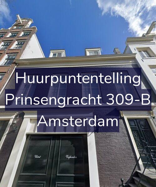Foto gevel Huurpuntentelling voor Prinsengracht 309-B, Amsterdam