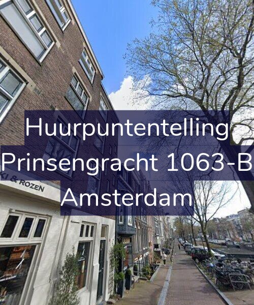 Foto gevel Huurpuntentelling voor Prinsengracht 1063-B, Amsterdam