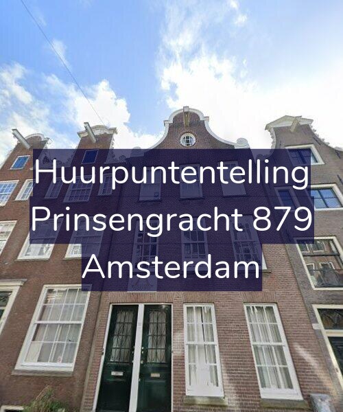 Foto gevel Huurpuntentelling voor Prinsengracht 879, Amsterdam