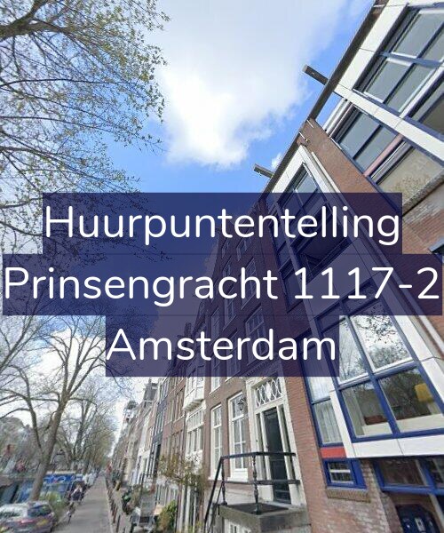 Foto gevel Huurpuntentelling voor Prinsengracht 1117-2, Amsterdam