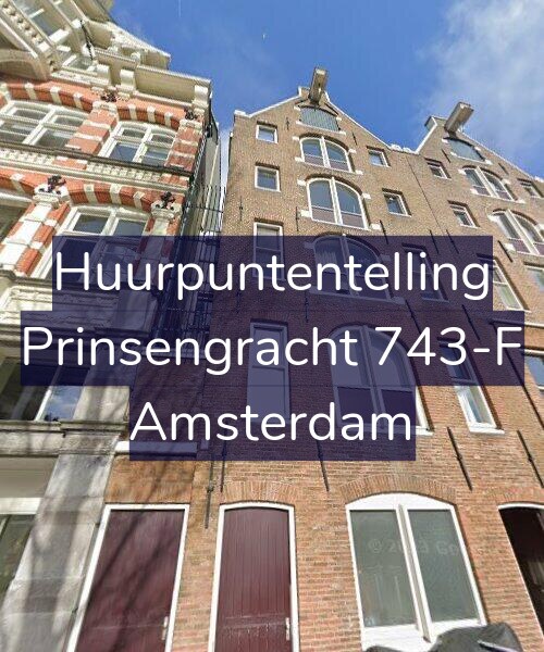 Foto gevel Huurpuntentelling voor Prinsengracht 743-F, Amsterdam