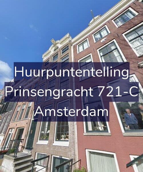Foto gevel Huurpuntentelling voor Prinsengracht 721-C, Amsterdam