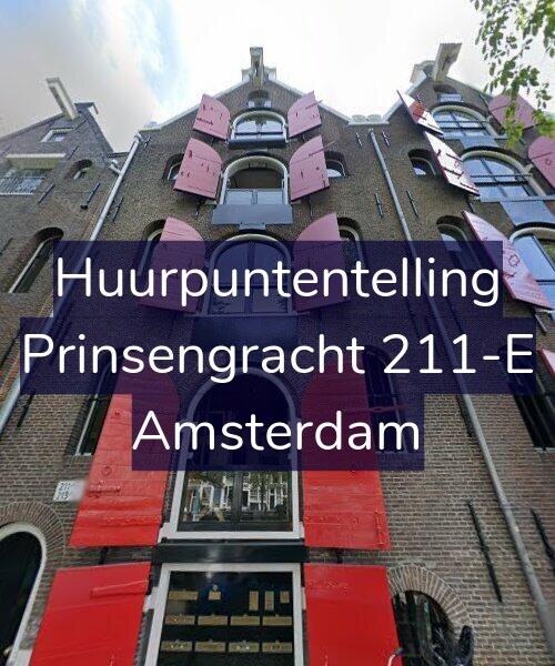 Foto gevel Huurpuntentelling voor Prinsengracht 211-E, Amsterdam