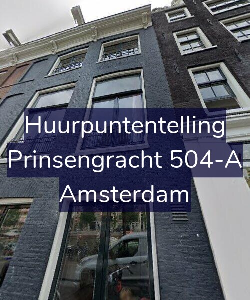 Foto gevel Huurpuntentelling voor Prinsengracht 504-A, Amsterdam