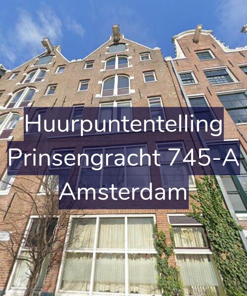 Foto gevel Huurpuntentelling voor Prinsengracht 745-A, Amsterdam