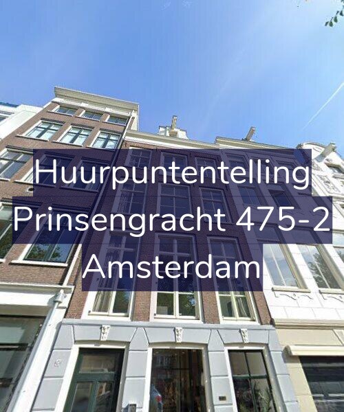Foto gevel Huurpuntentelling voor Prinsengracht 475-2, Amsterdam