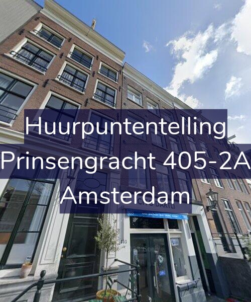 Foto gevel Huurpuntentelling voor Prinsengracht 405-2A, Amsterdam