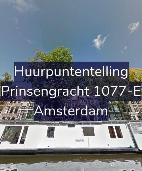 Foto gevel Huurpuntentelling voor Prinsengracht 1077-E, Amsterdam