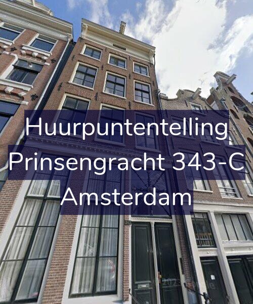 Foto gevel Huurpuntentelling voor Prinsengracht 343-C, Amsterdam