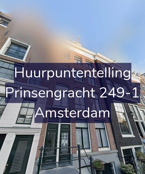 Foto gevel Huurpuntentelling voor Prinsengracht 249-1, Amsterdam