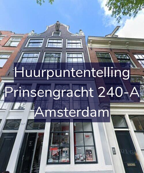 Foto gevel Huurpuntentelling voor Prinsengracht 240-A, Amsterdam
