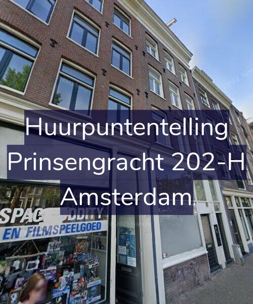 Foto gevel Huurpuntentelling voor Prinsengracht 202-H, Amsterdam