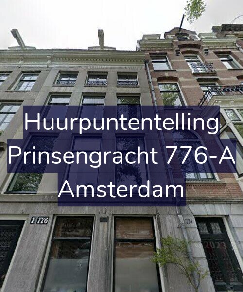 Foto gevel Huurpuntentelling voor Prinsengracht 776-A, Amsterdam