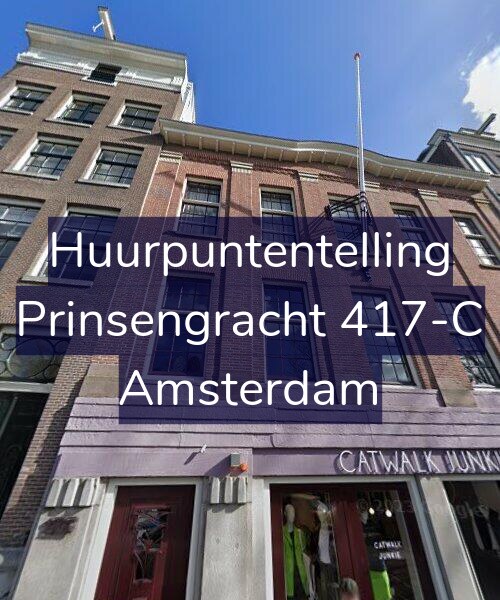 Foto gevel Huurpuntentelling voor Prinsengracht 417-C, Amsterdam